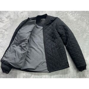 BYLT Quilted Bomber Jacket Kids Youth XXL Black Quilted Puffer Premium Basics